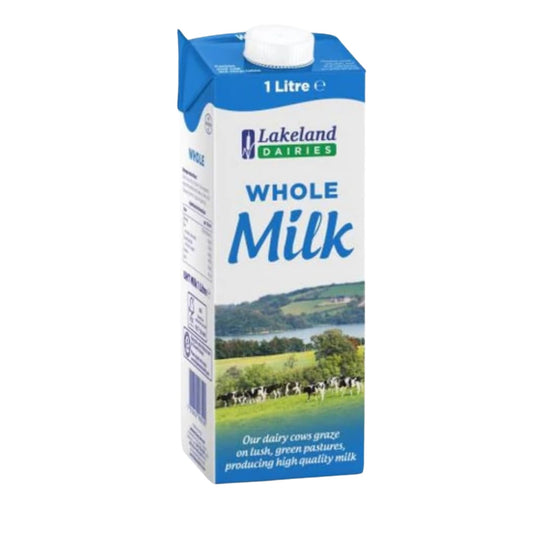 Lakeland Dairies Whole Milk 1 L Pack of 12